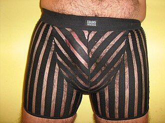 Men’s underwear; contextual photograph