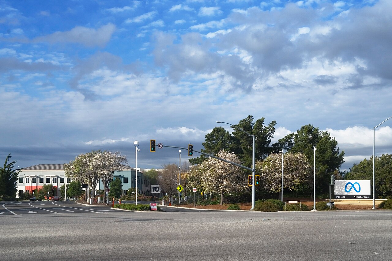 Meta headquarters in Menlo Park, California; contextual photograph.