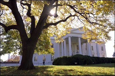 The North Portico of the White House; contextual photograph